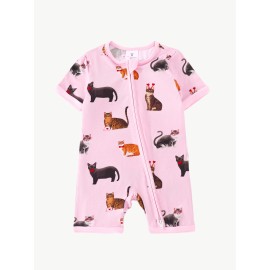 Natural Bamboo Fiber Baby Romper Hypoallergenic Soft Jumpsuit 