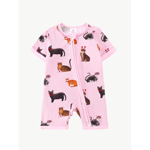 Natural Bamboo Fiber Baby Romper Hypoallergenic Soft Jumpsuit