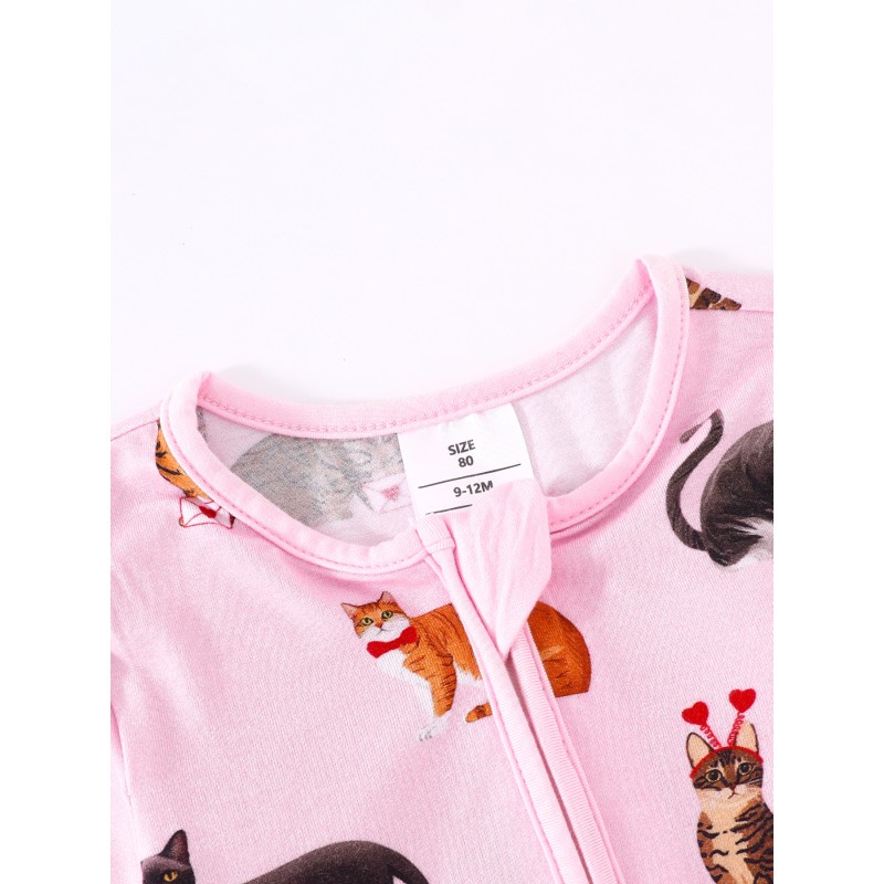 Natural Bamboo Fiber Baby Romper Hypoallergenic Soft Jumpsuit 