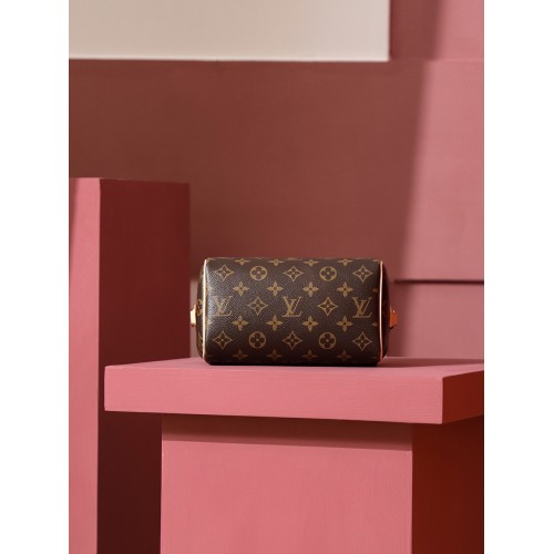 Classic Vintage Monogram Crossbody Shoulder Bag Casual Street Style