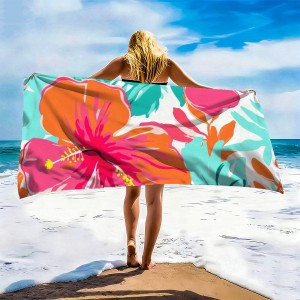 Custom Beach Towels with Soft Plush Fabric Small Batch Customization