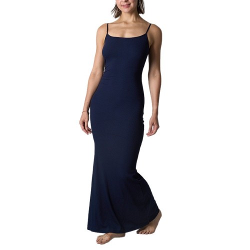 Skims Style Sleeveless Tank Maxi Dress Elastic Comfort Bodycon Evening Gown