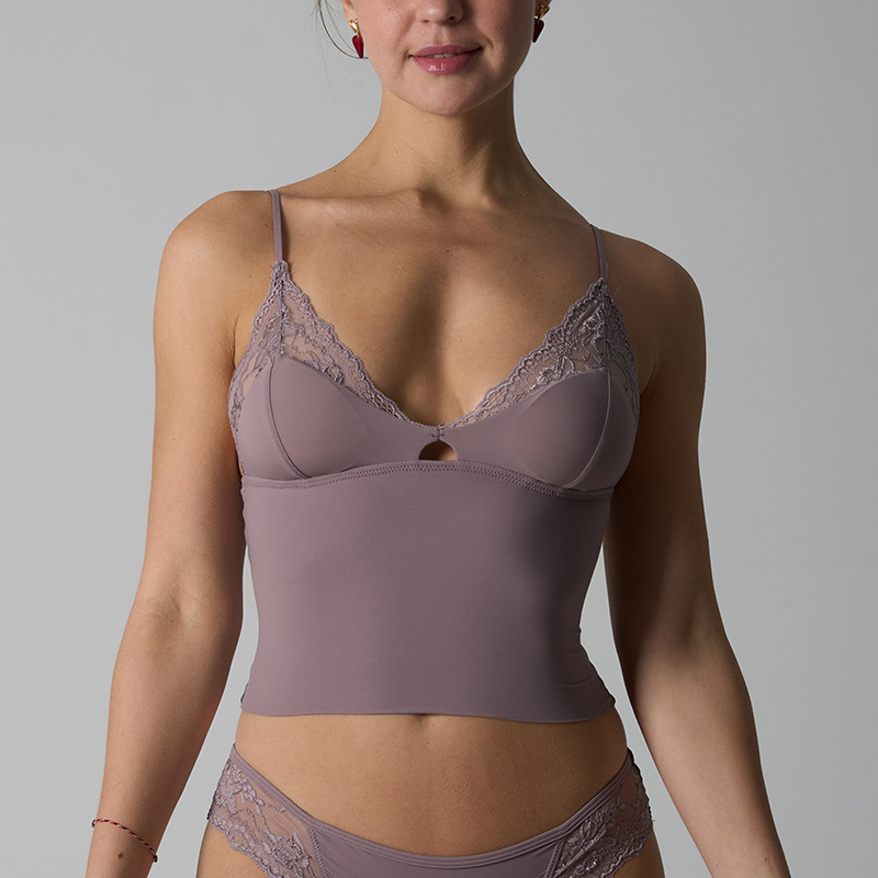 Skims Style U-Back Bra With Padded Cup Skin-Friendly Naked Feel Top